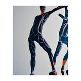 Cyborg dancing modern Ballet on Stage (Print Only) thumbnail