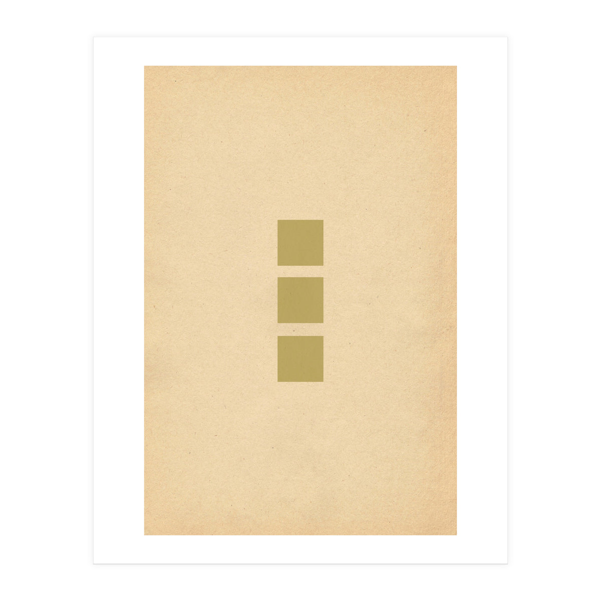 Minimalist green squares (Print Only)