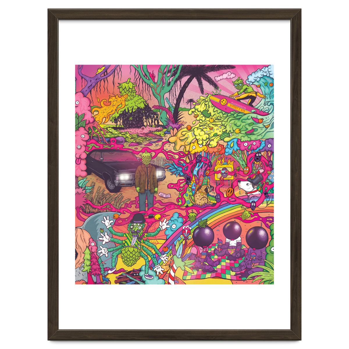 ABBEYDALE BREWERY COLLAB SERIES #2 FULL ILLUSTRATION - THORNBRIDGE, WILDE CHILD, RIDGESIDE, TORRSIDE, BOX SOCIAL, ORA BREWING