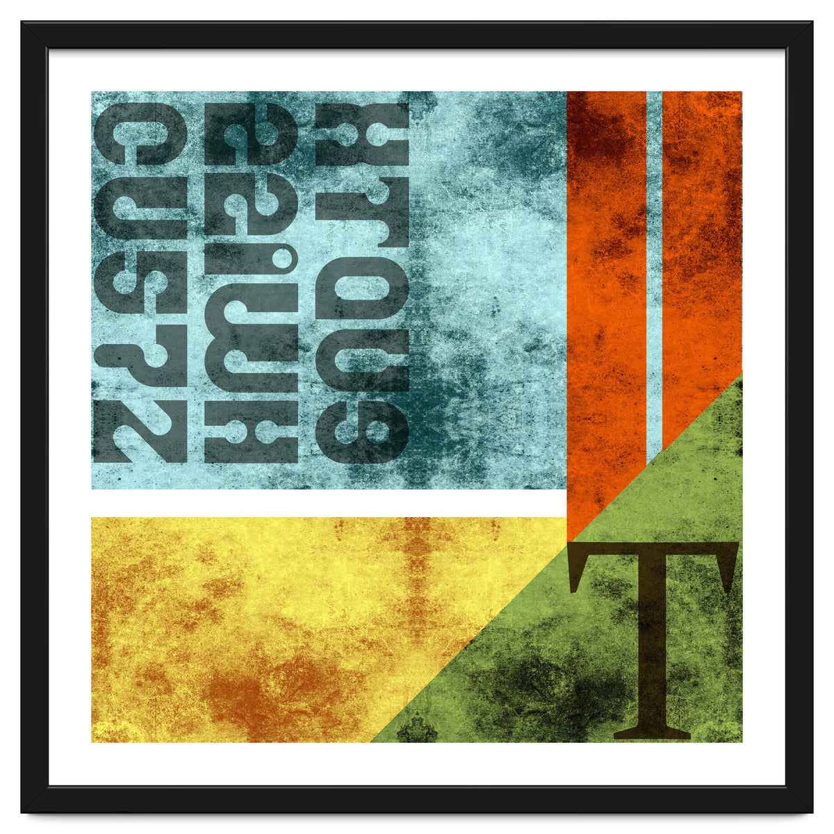 Abstract Industrial Rgby