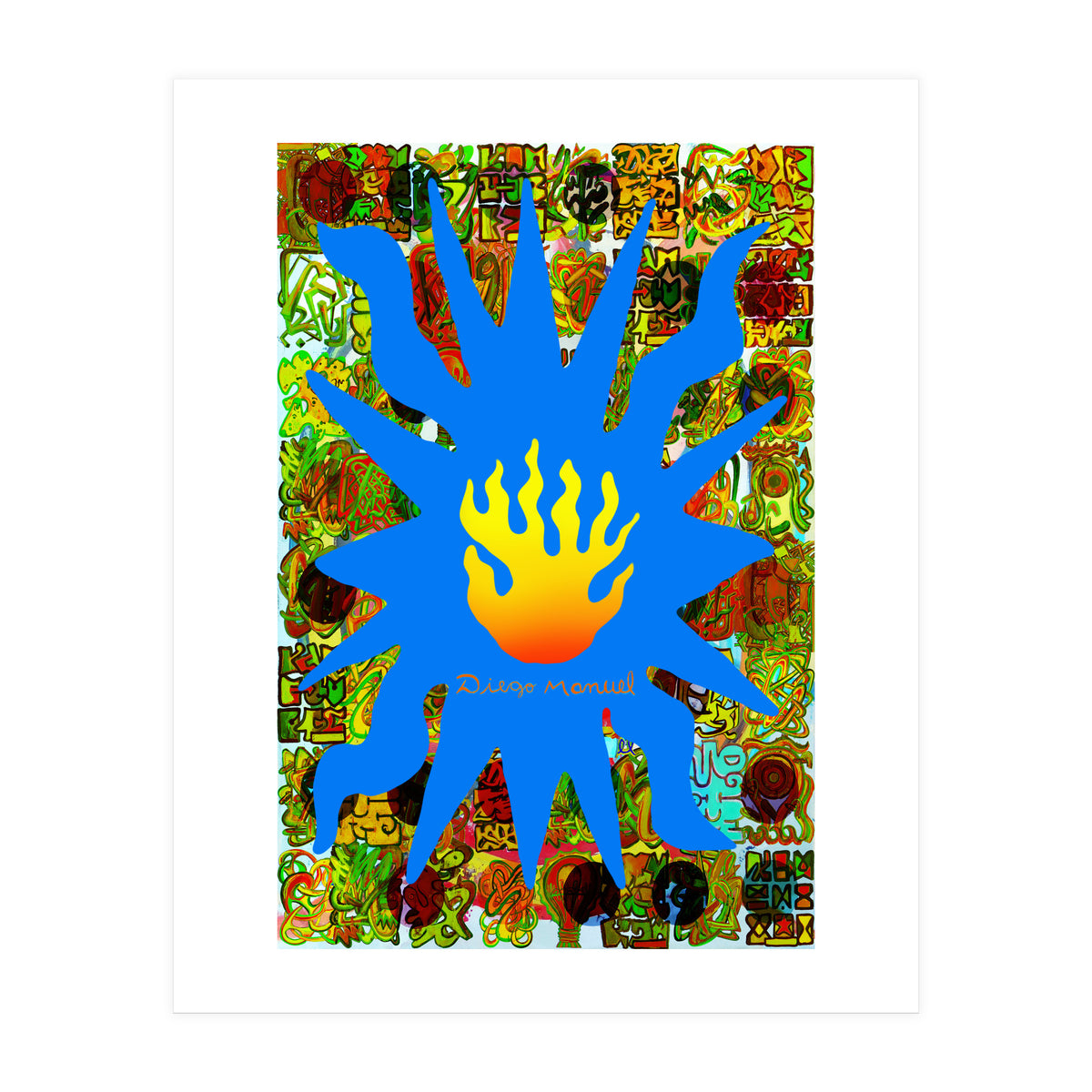 Fuego Y Graffiti 53 (Print Only)