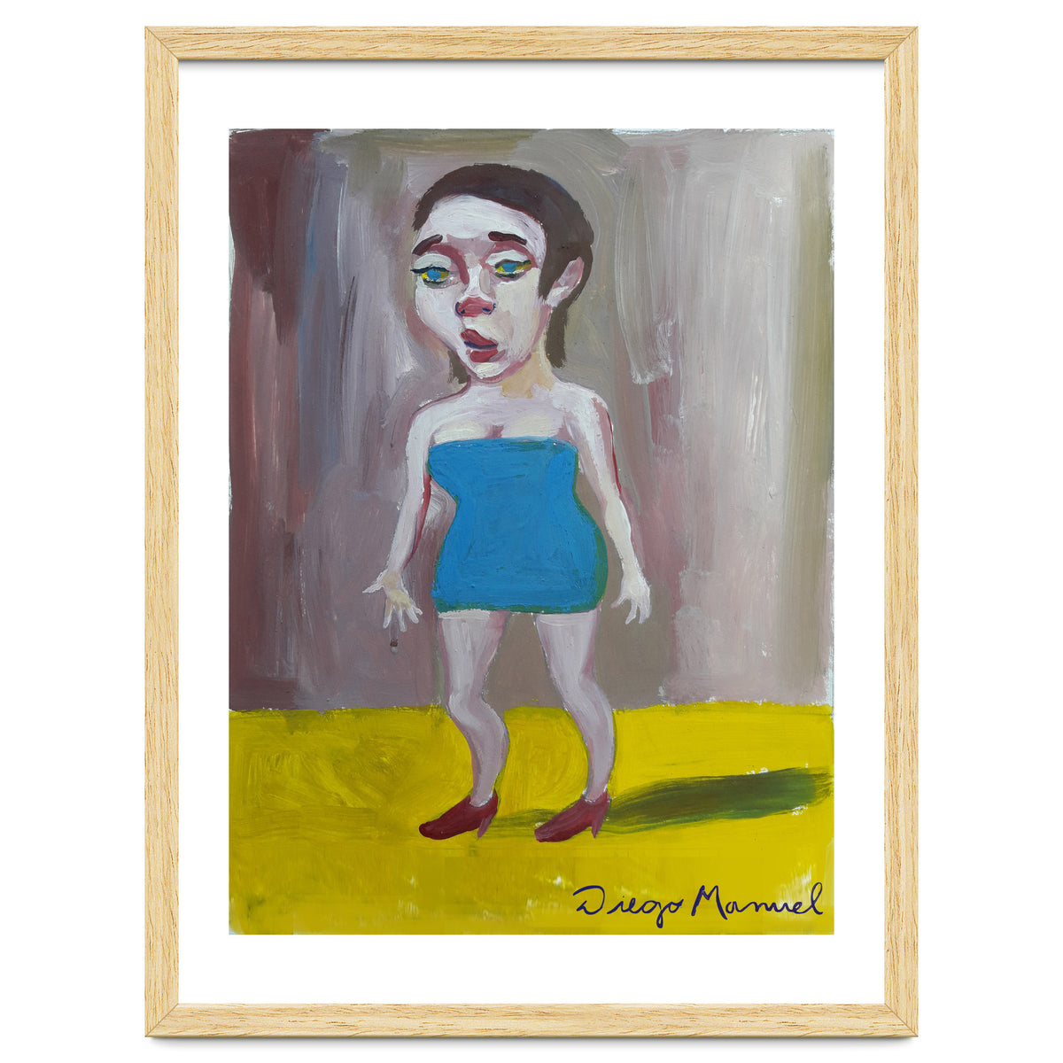 Light Blue Dress Girl