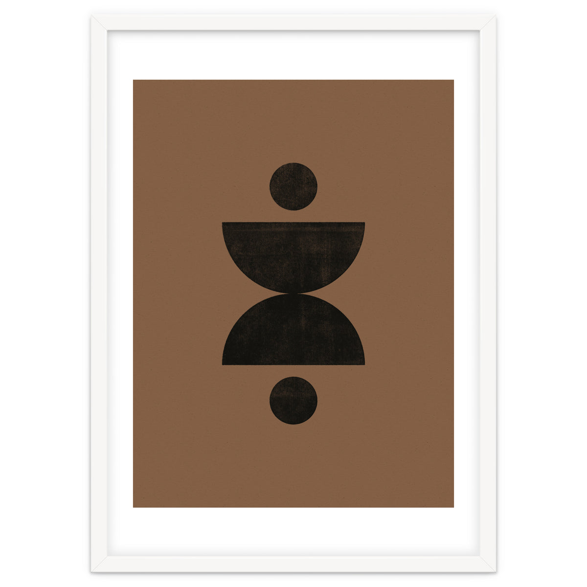 Mid-Century Modern No.27 - Woodblock Print