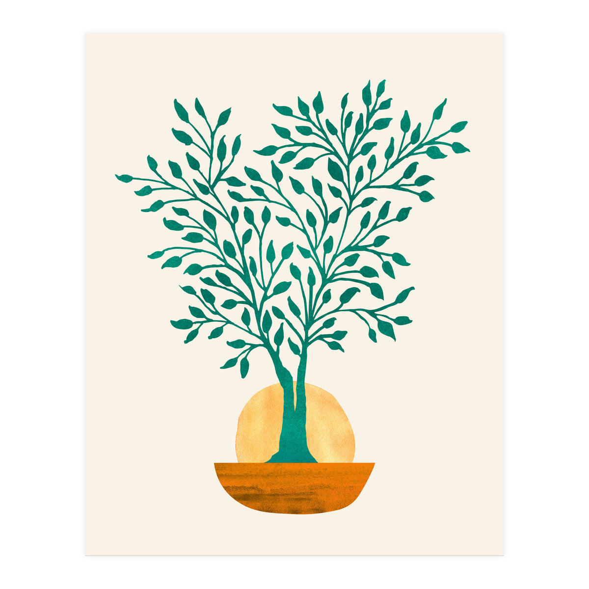 Emerald Ficus Sunset (Print Only)