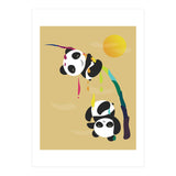 Pandas meet a strange rainbow (Print Only) thumbnail