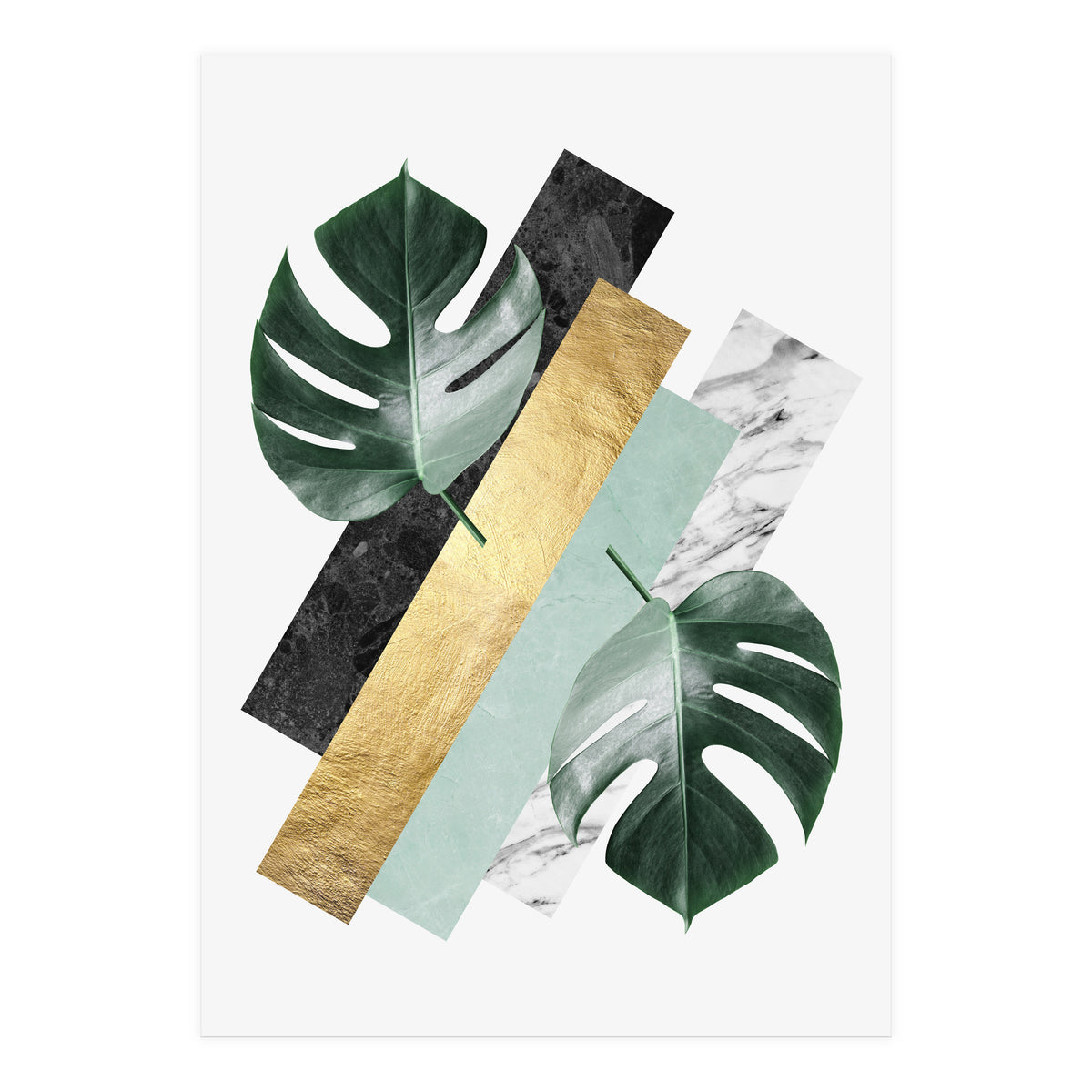 Tropical collage I (Print Only)
