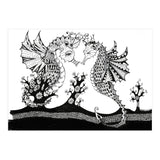Seahorse Dragons Love Illustration (Print Only) thumbnail