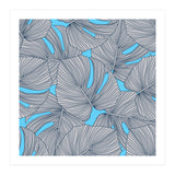 Leaves On Blue (Print Only) thumbnail