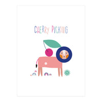 Kids Cherry Picking Rgb (Print Only)