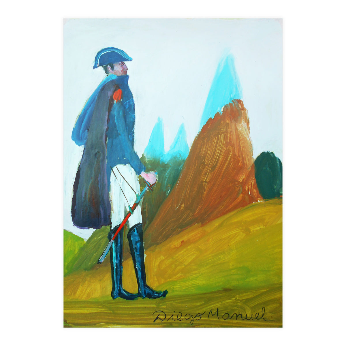 San Martin Cruzando Los Andes 2 (Print Only)