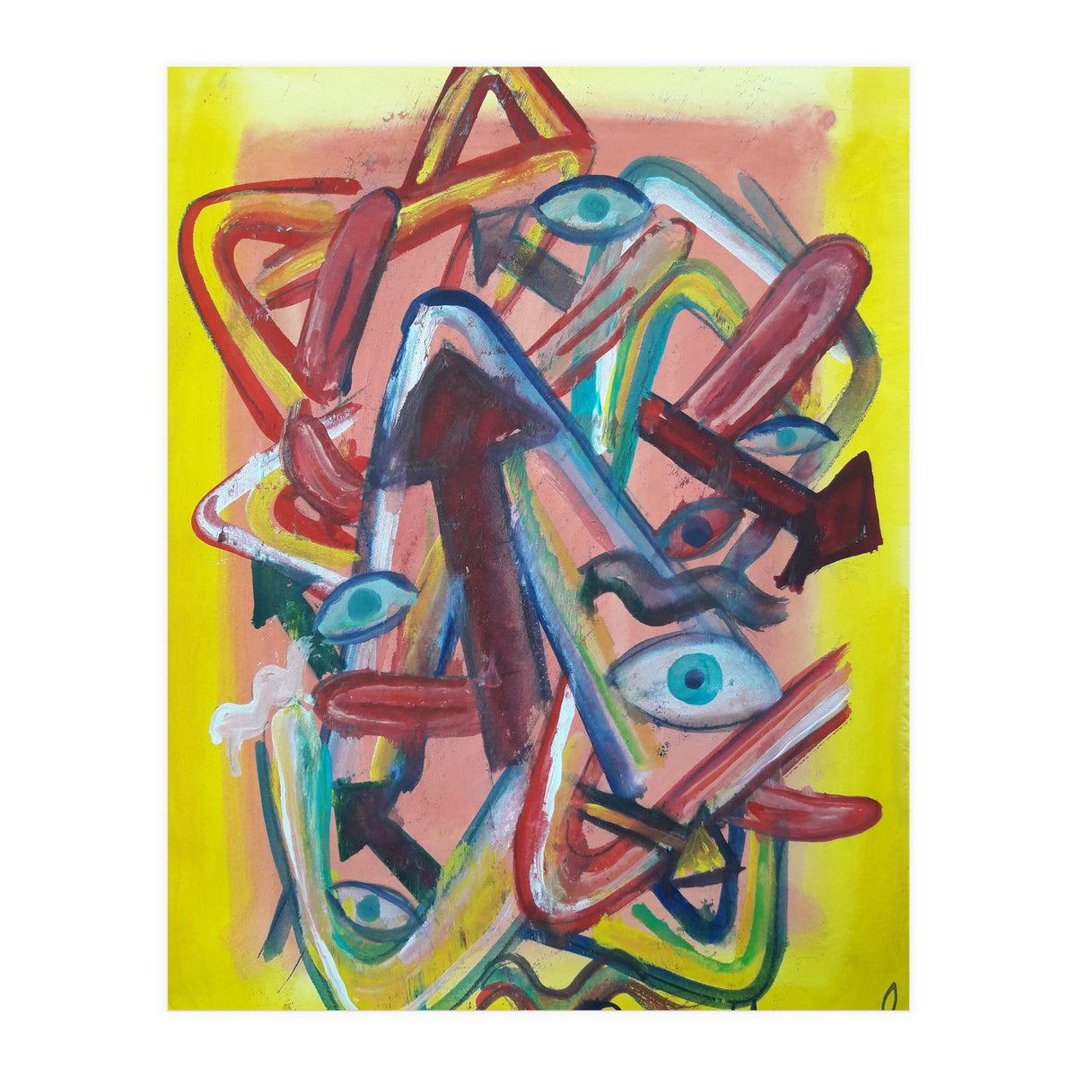 Formas Flechas Ojos Y Lenguas 3 (Print Only)