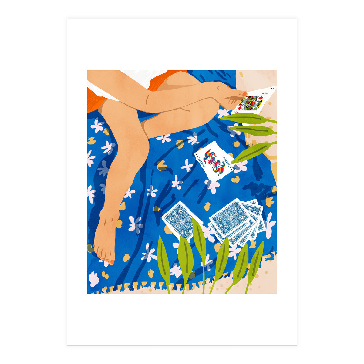 The Hand You Are Dealt Is Determinism, The Way You Play It Is Free Will (Print Only)