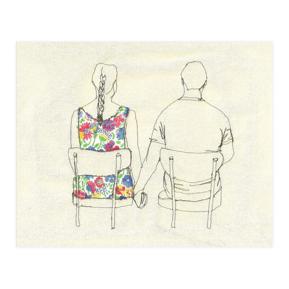 Colourful Couple Print (Print Only)