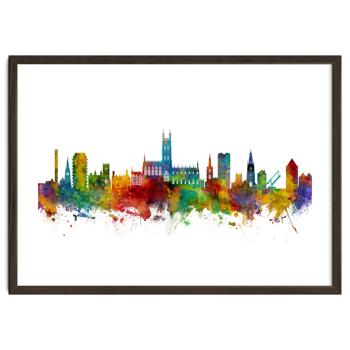 Gloucester England Skyline