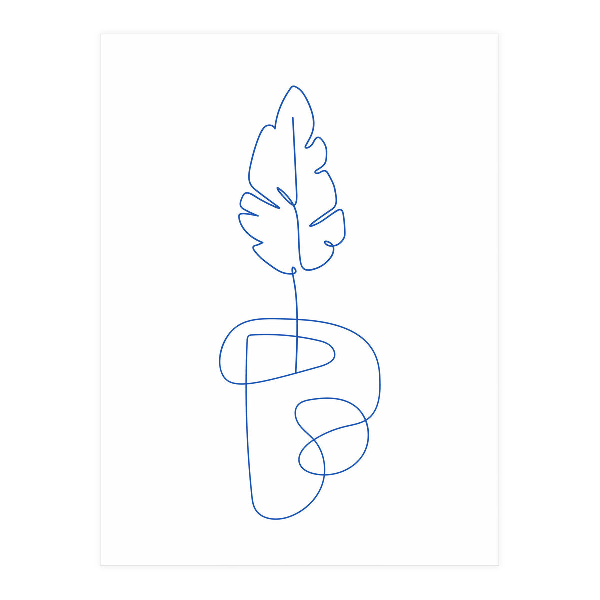 One Line Art Botanical (Print Only)