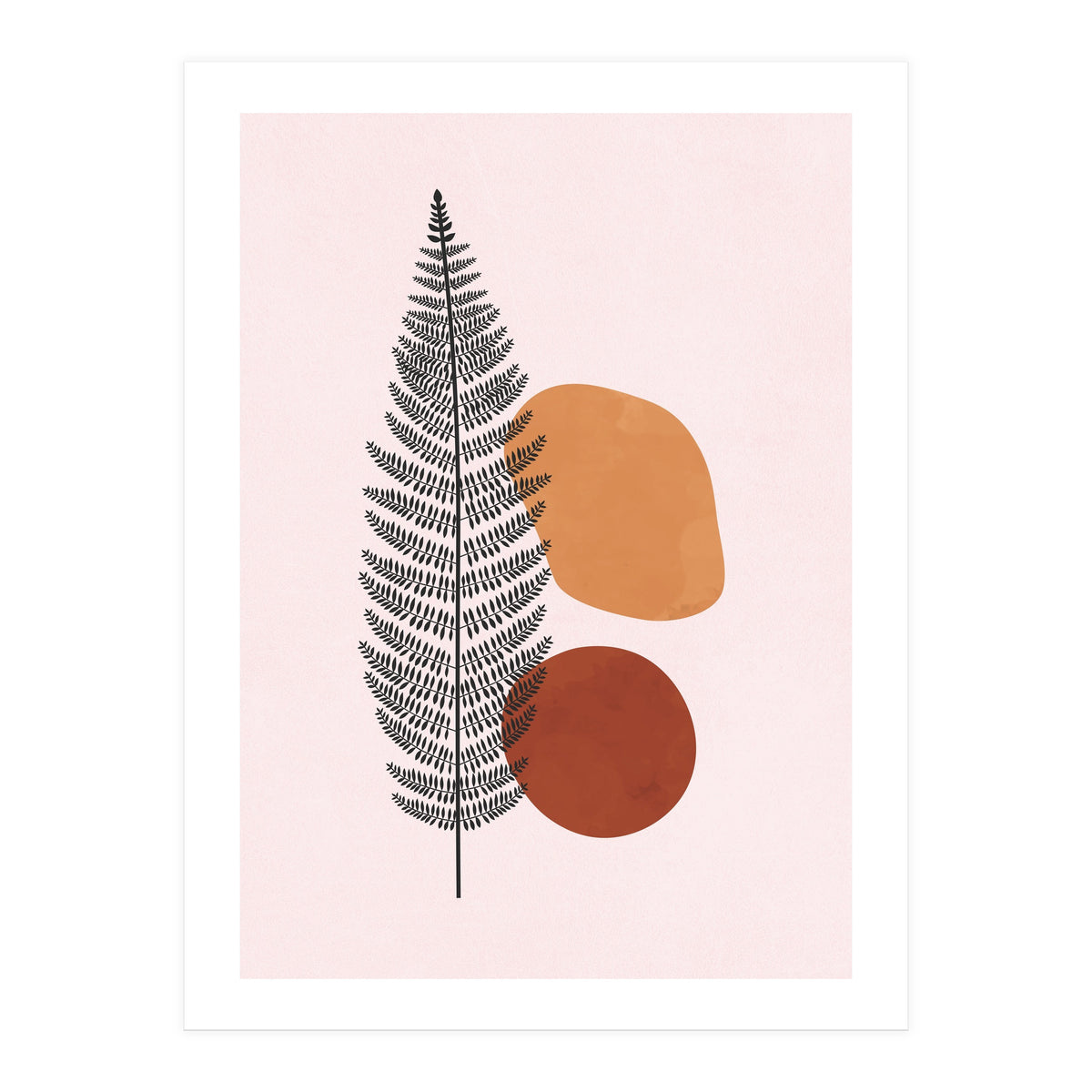 Fern Botanical Nordic Scandinavian Modern (Print Only)