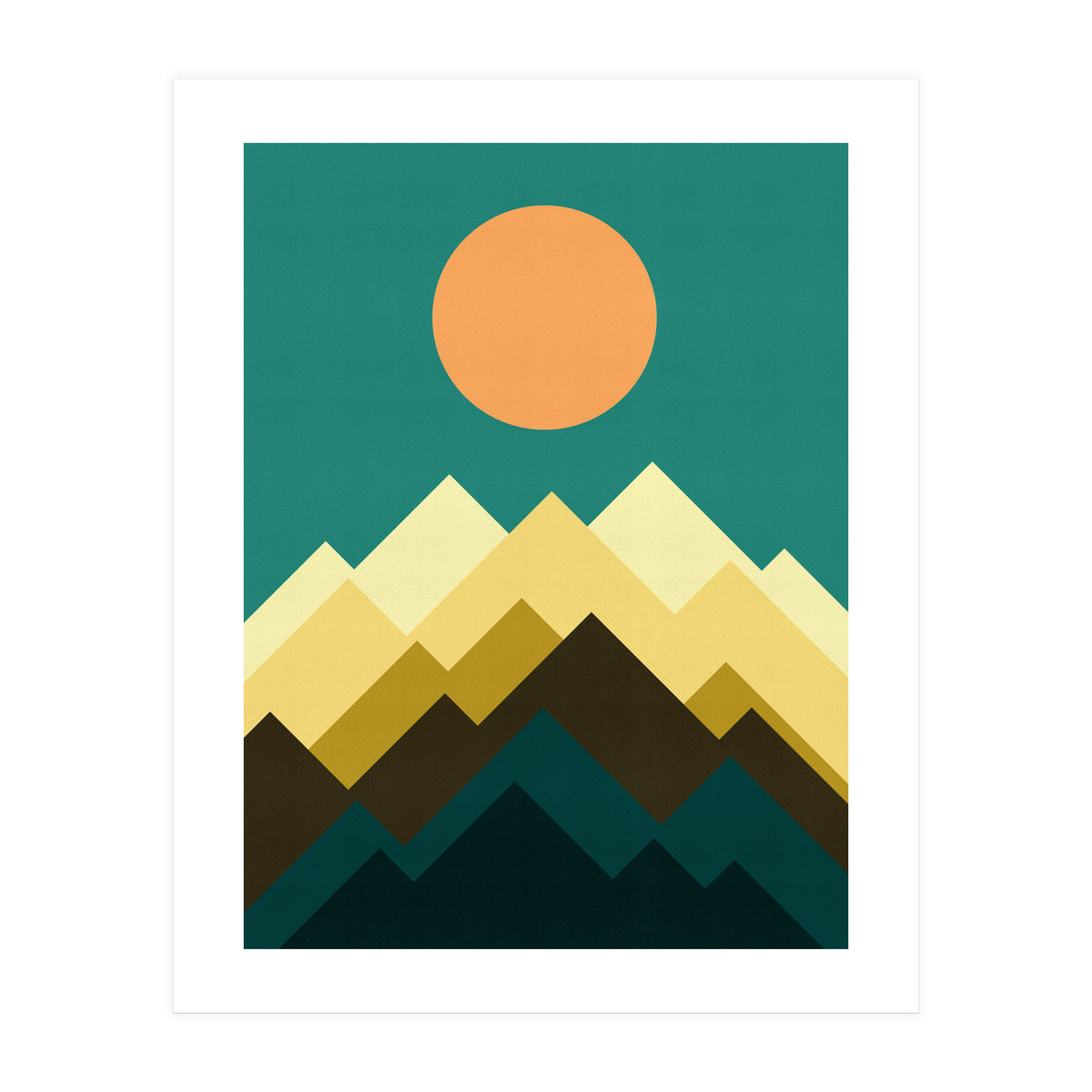 Geometric landscape IV (Print Only)