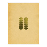 Green blurry geometric shapes (Print Only) thumbnail