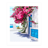 Better days are on their way | Greece Santorini Island Travel | Summer Architecture Positivity (Print Only) thumbnail