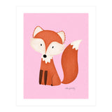 Sitting Fox (Print Only) thumbnail