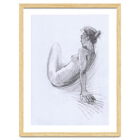 Nude Woman Drawing