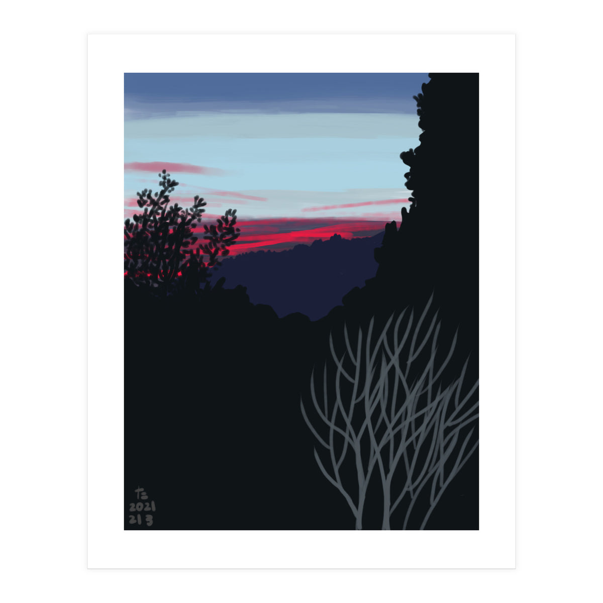 A Second Before Darkness (Print Only)