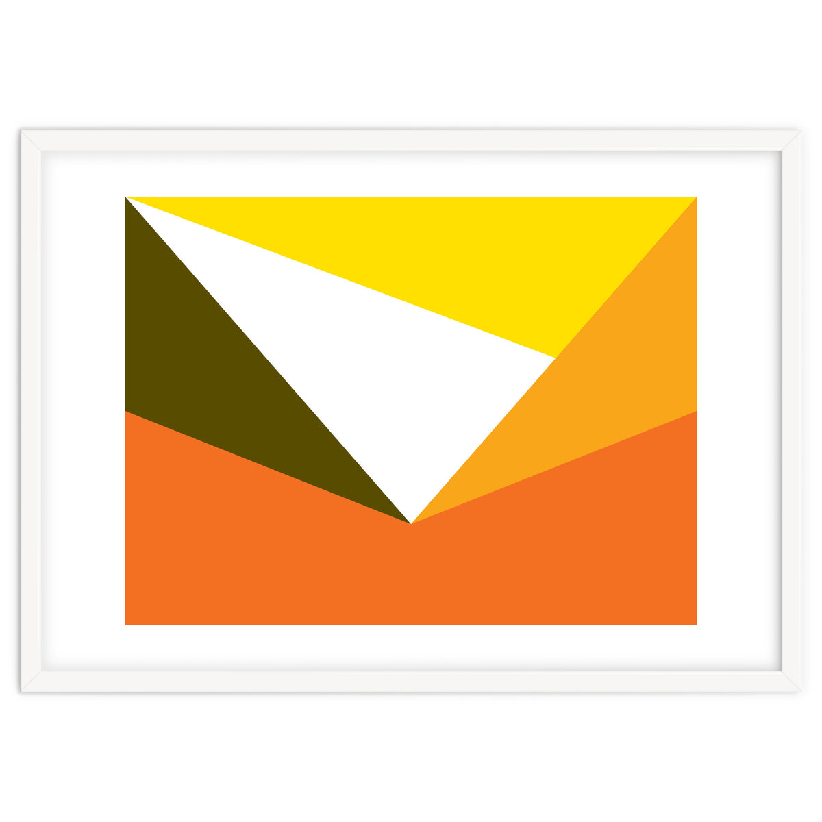 Geometric Shapes No. 58 - yellow & orange
