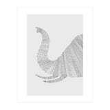 Elephant Grey Poster (Print Only) thumbnail