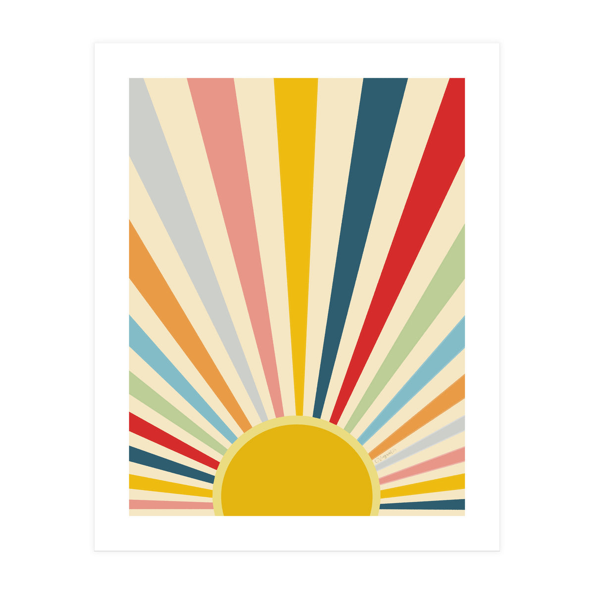 Sun Shines Inside You (Print Only)