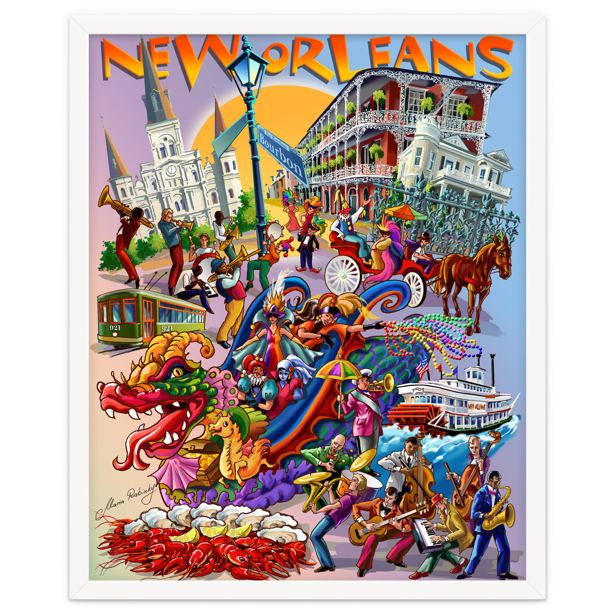 New Orleans Illustration