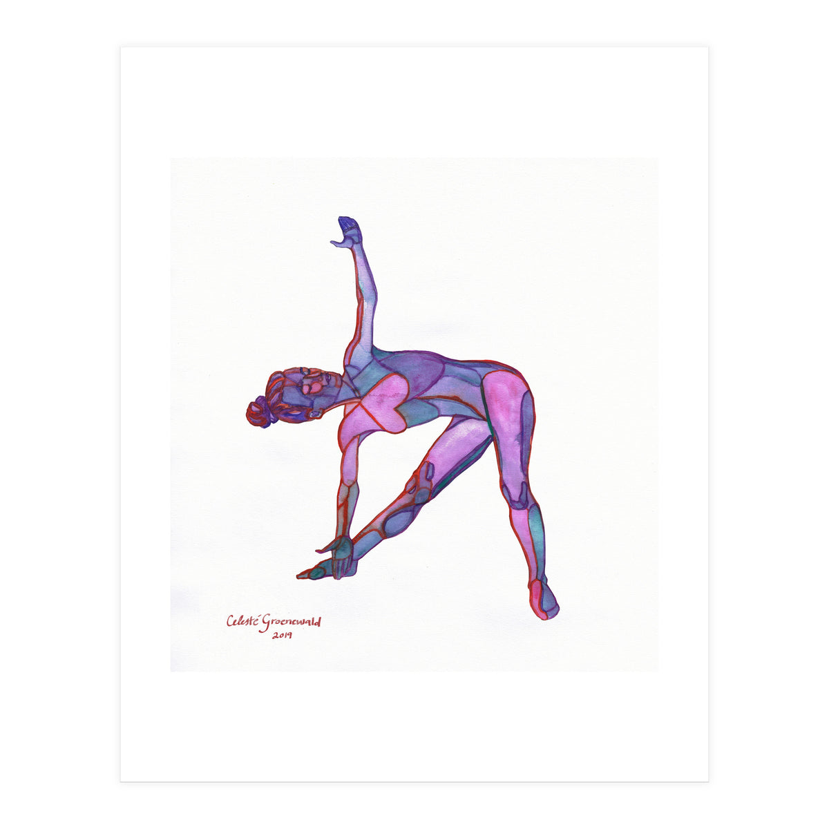 Trikonasana (Print Only)