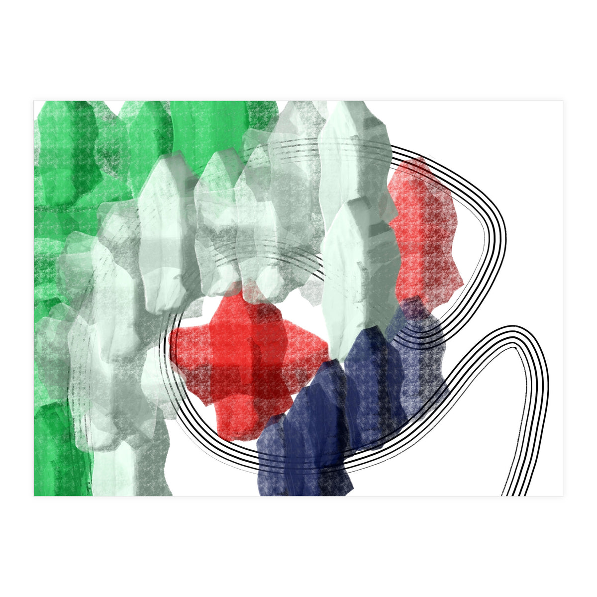 Rocks And Rocks (Print Only)