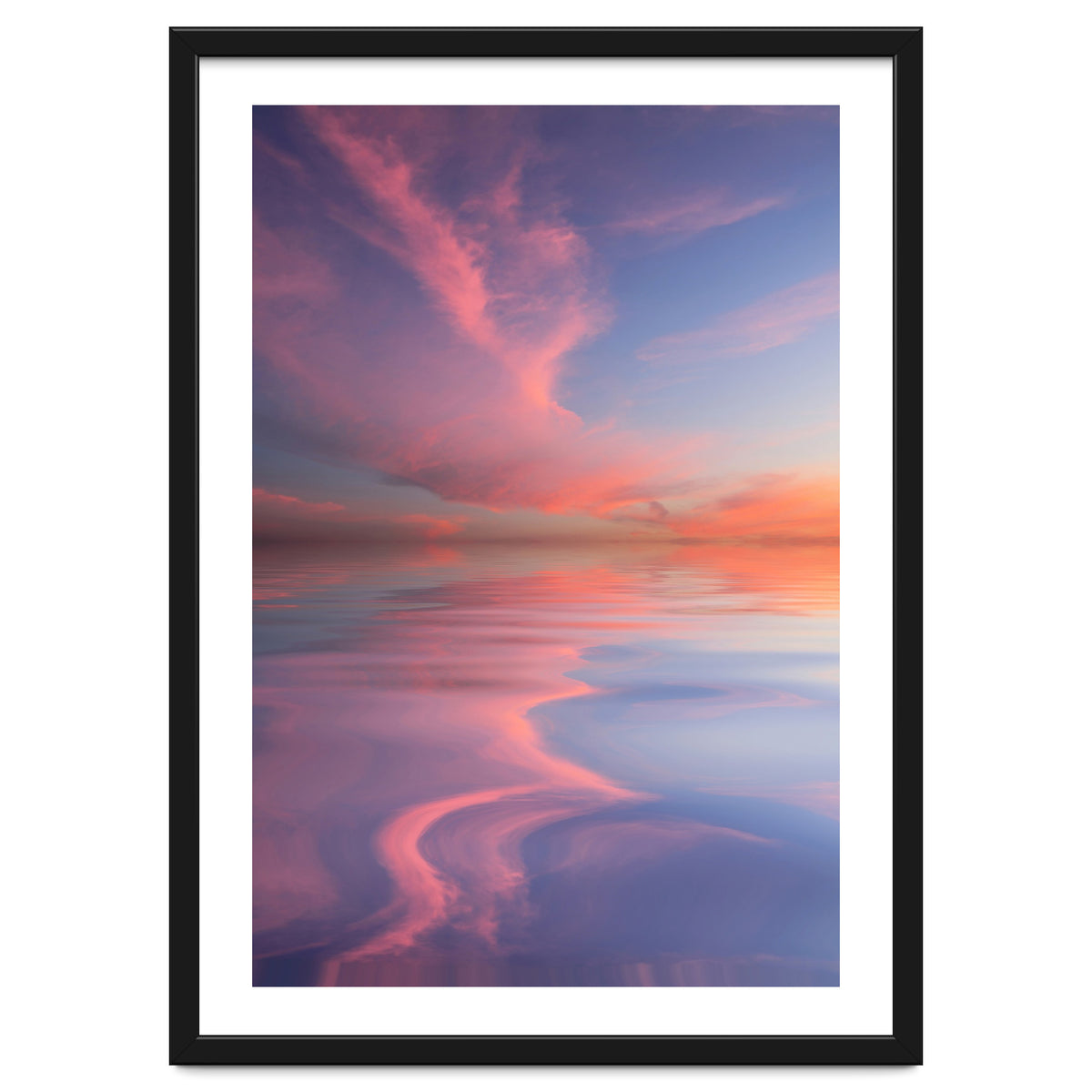 Pink and Blue Sunset