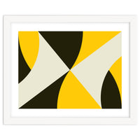 Geometric Shapes No. 4 - yellow, black & white