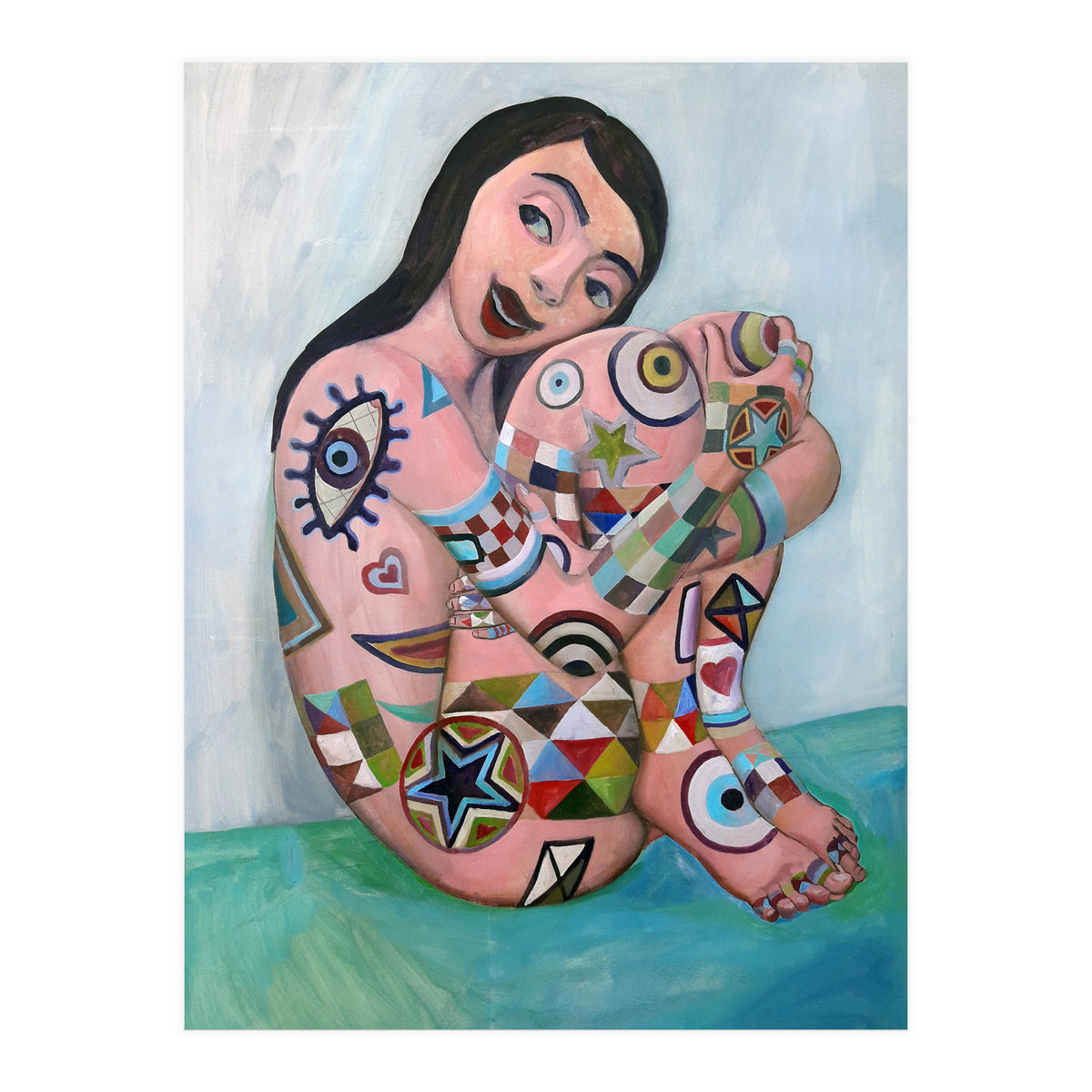 Chica Tatuada 2 B (Print Only)