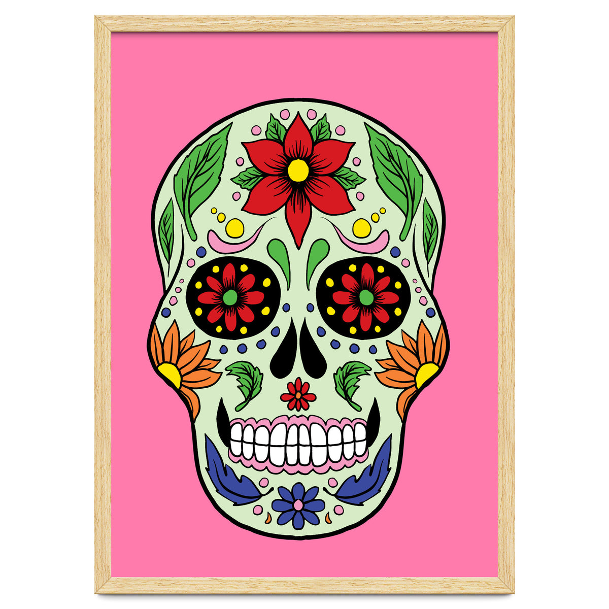 Colorful Skull I