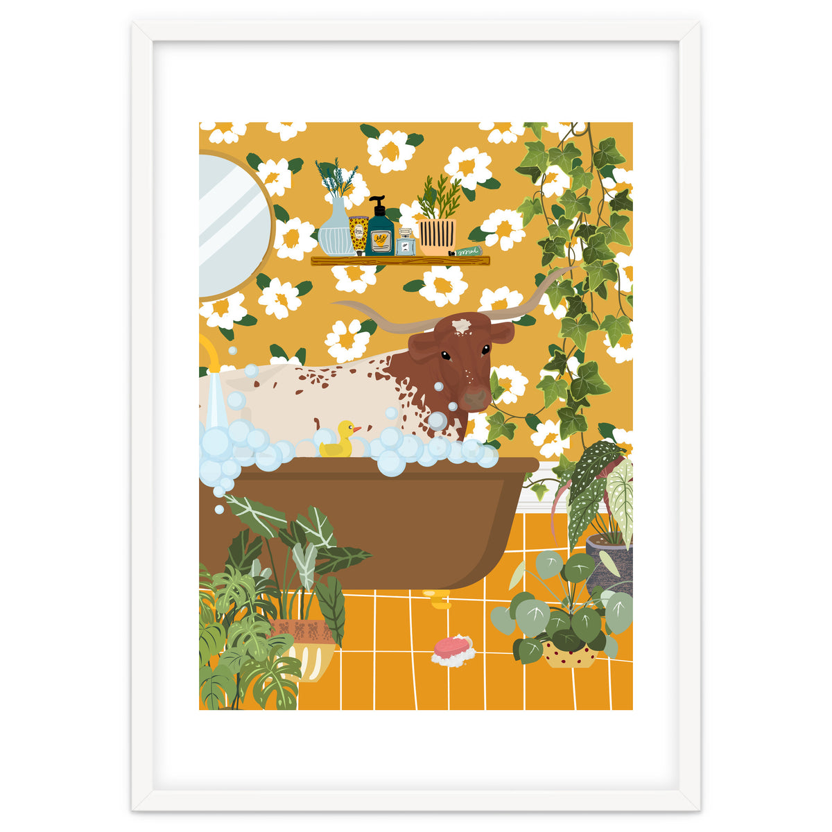 Texas Longhorn in My Bathtub