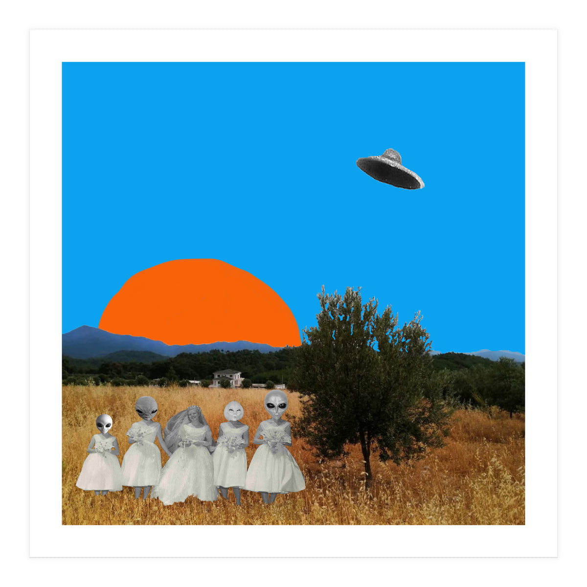 The Wedding Day - Collage (Print Only)