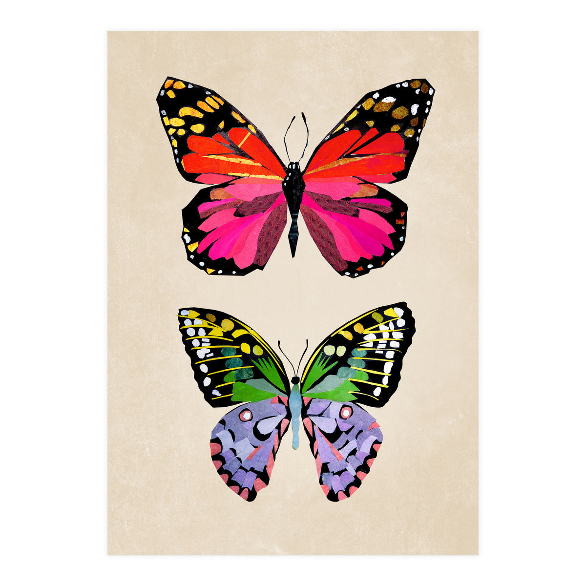 Two Butterflies (Print Only)