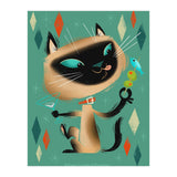 Cat A Tonic Siamese (Print Only) thumbnail