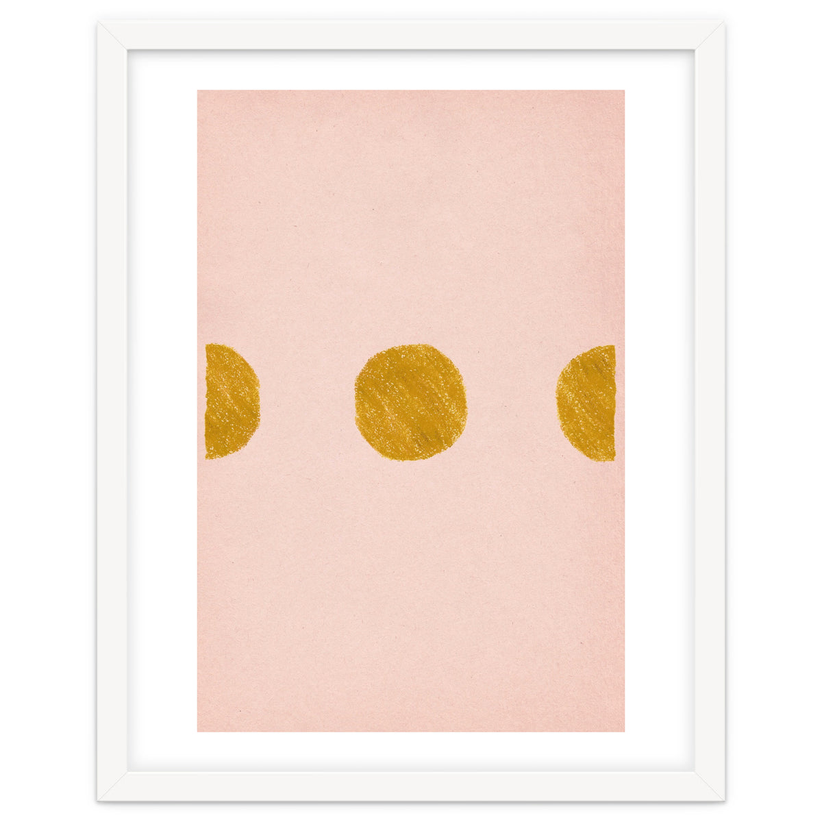 Pink and rust minimalist shapes