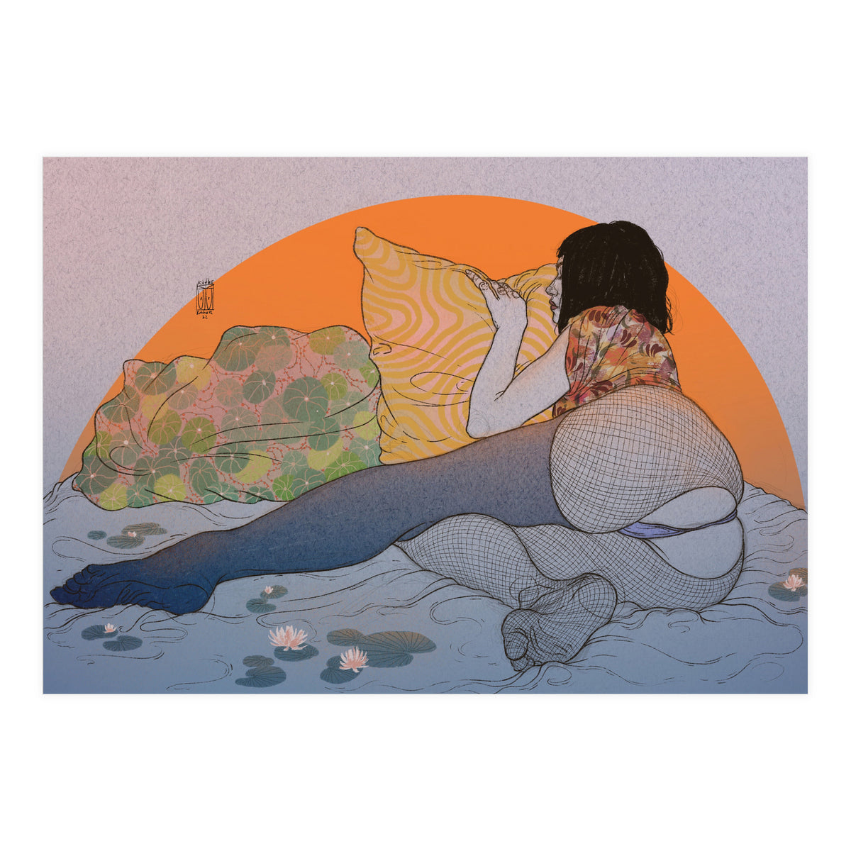 The sea that calms me down (Print Only)