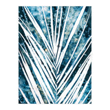 Indigo Blue Botanical Leaves No. 4 (Print Only) thumbnail