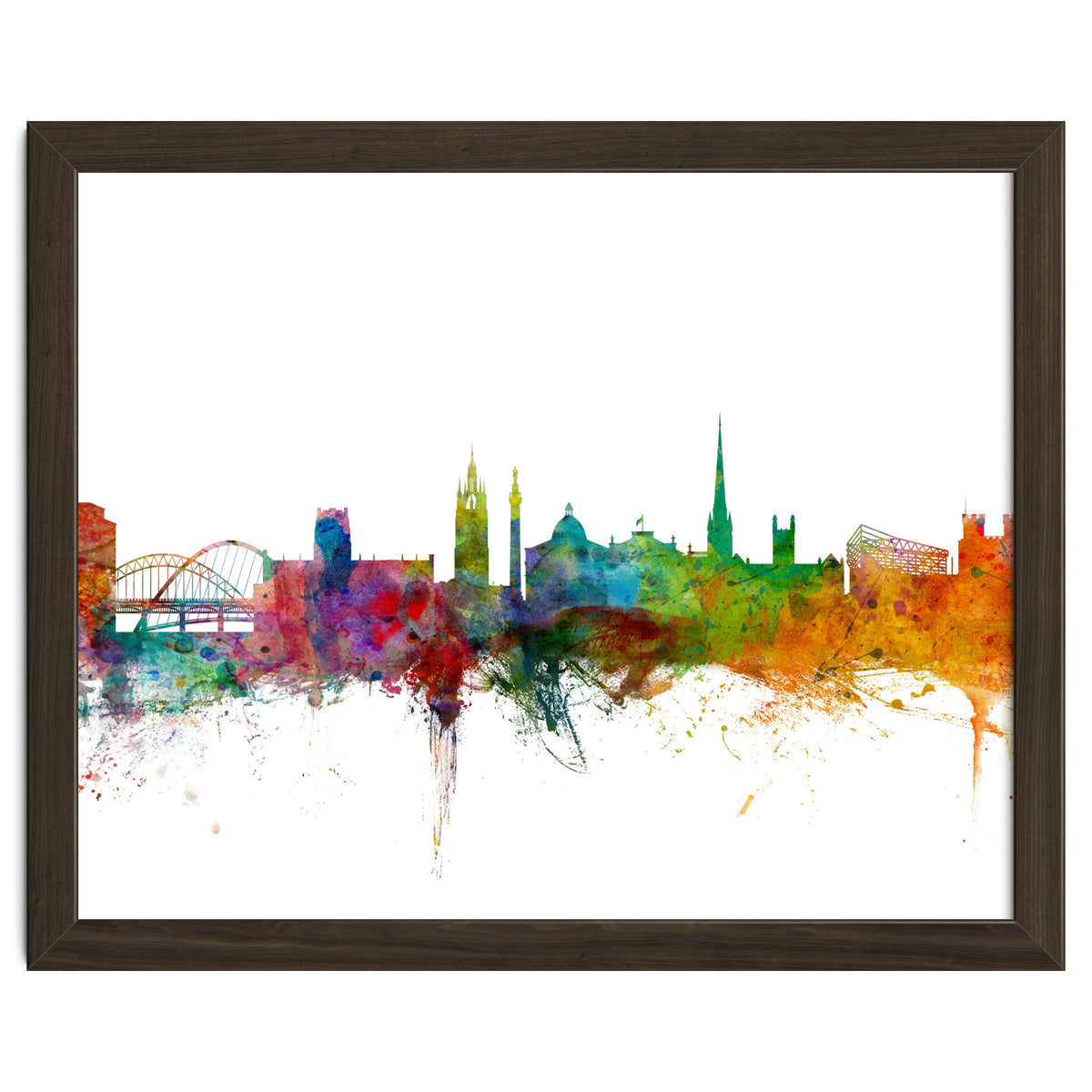 Newcastle England Skyline