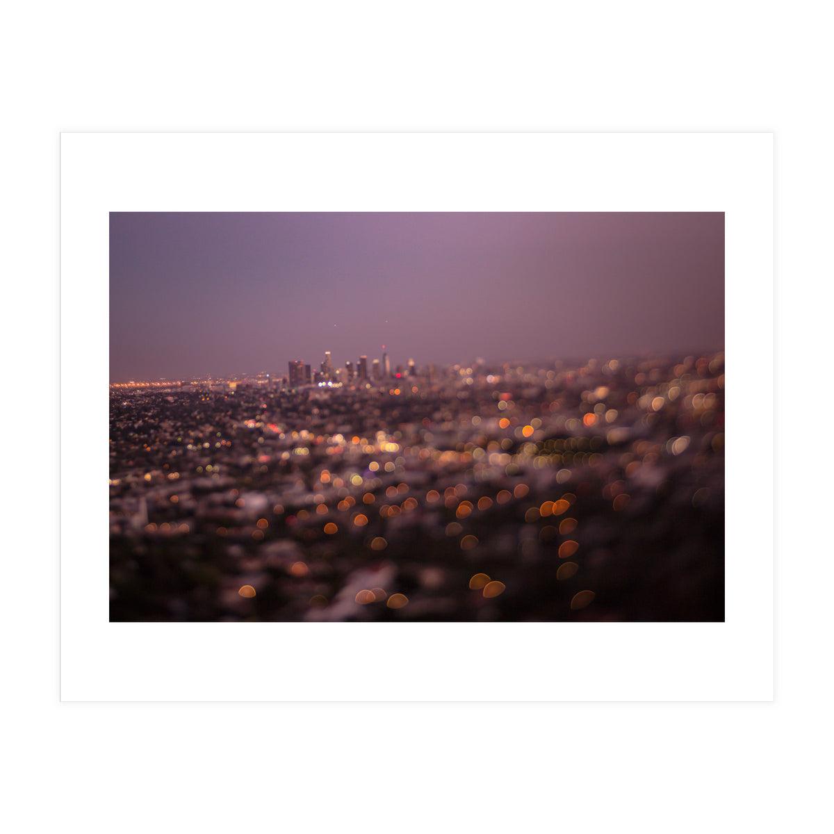 Los Angeles at Night (Print Only)