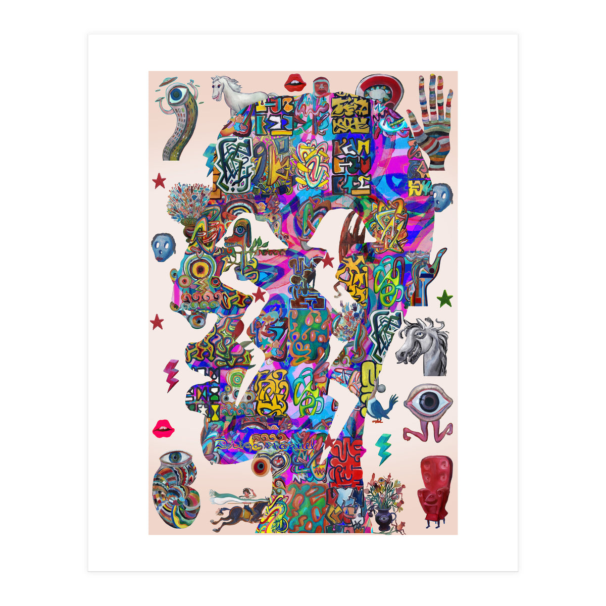 Perfil Con Rayos B 2 (Print Only)