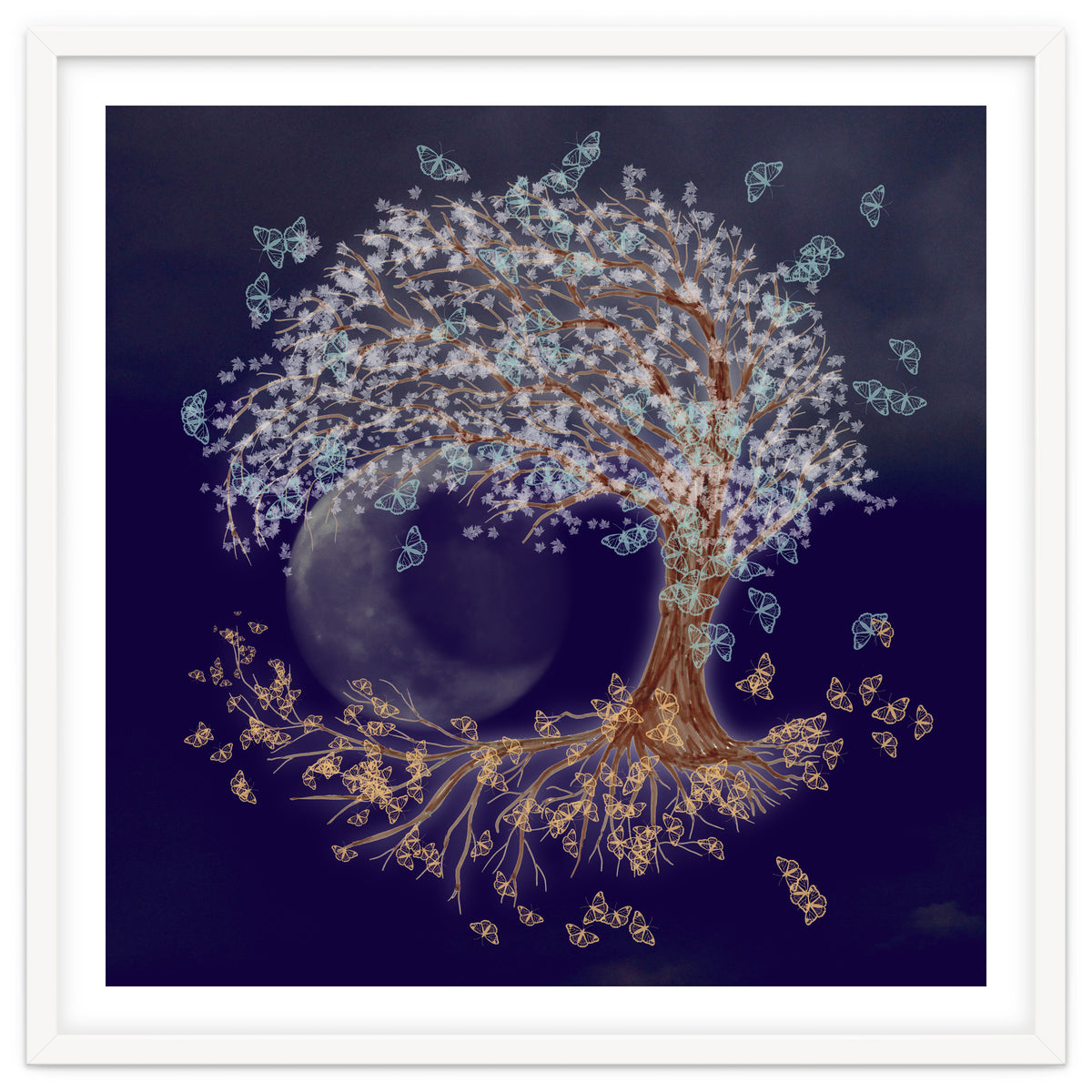 Tree of life in the night