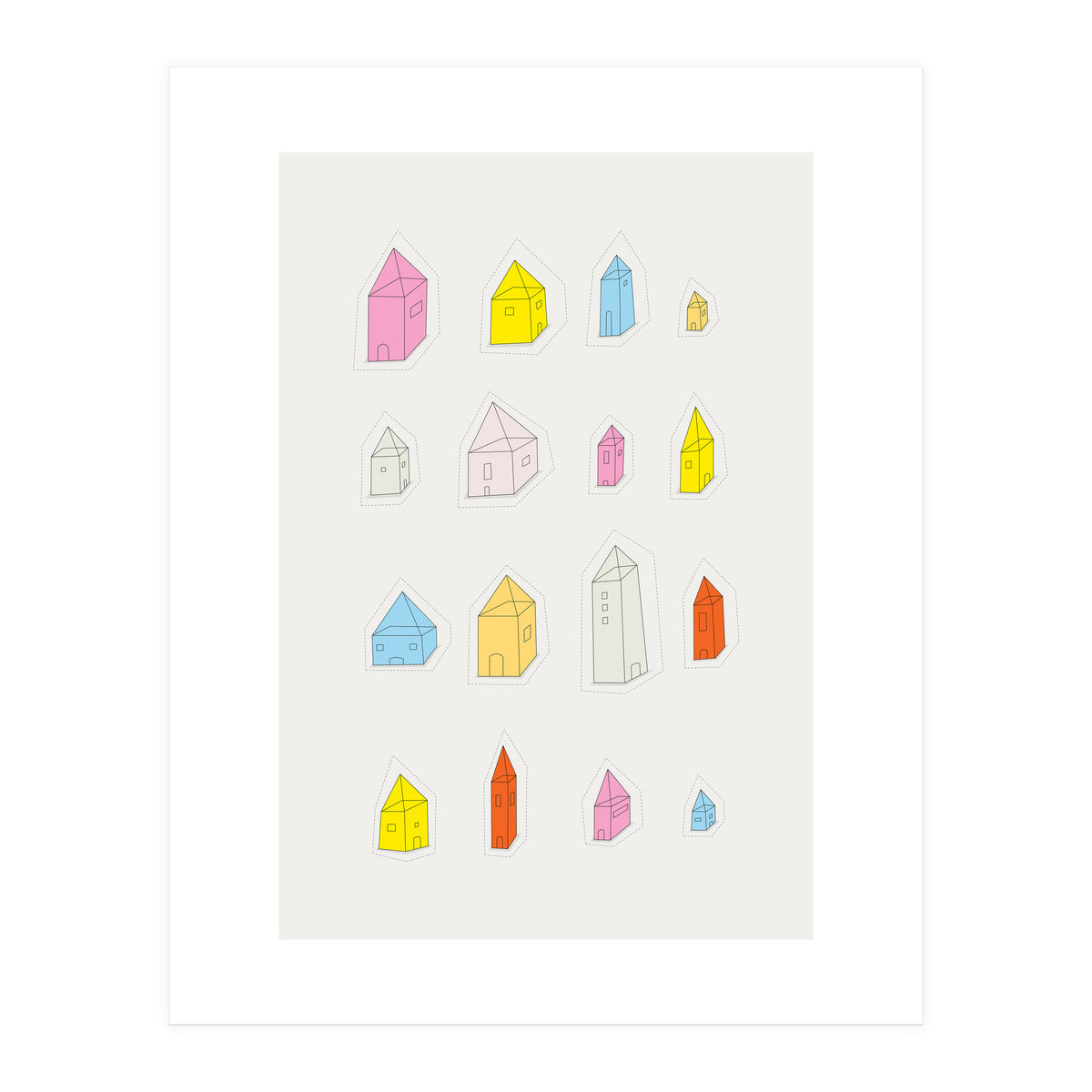 Transparent Houses (Print Only)