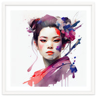 Watercolor Modern Geisha #5