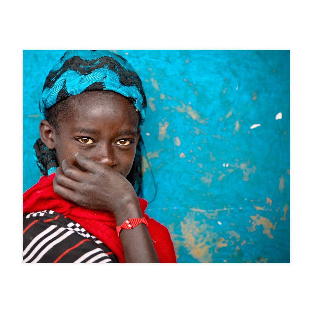 Blue, Red and the Girl (Print Only)